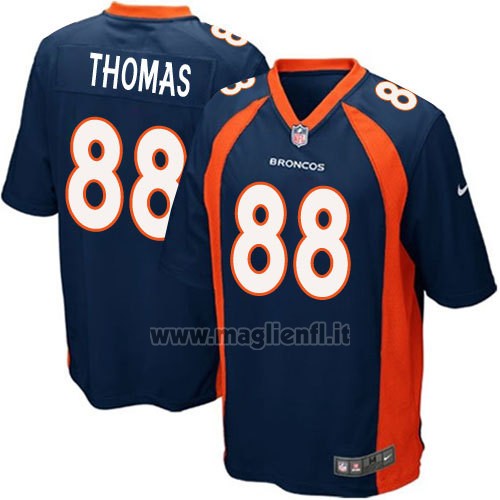 Maglia NFL Game Bambino Denver Broncos Thomas Blu Oscuro